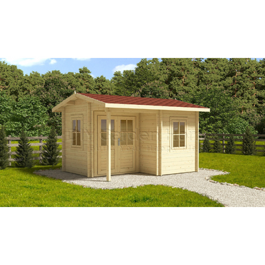 Eurovudas Alpina Log Cabin - 4m x 3m Eurovudas