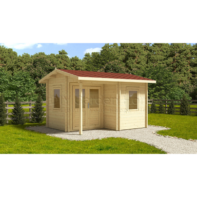 Eurovudas Alpina Log Cabin - 4m x 3m Eurovudas