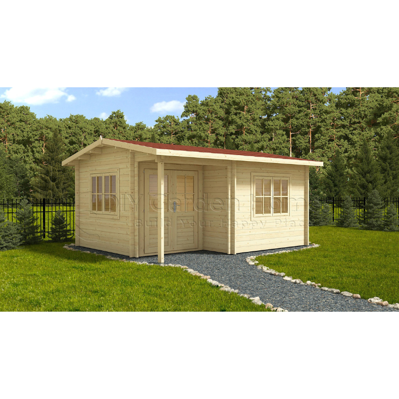 Eurovudas Alpina Log Cabin - 5m x 4m Eurovudas