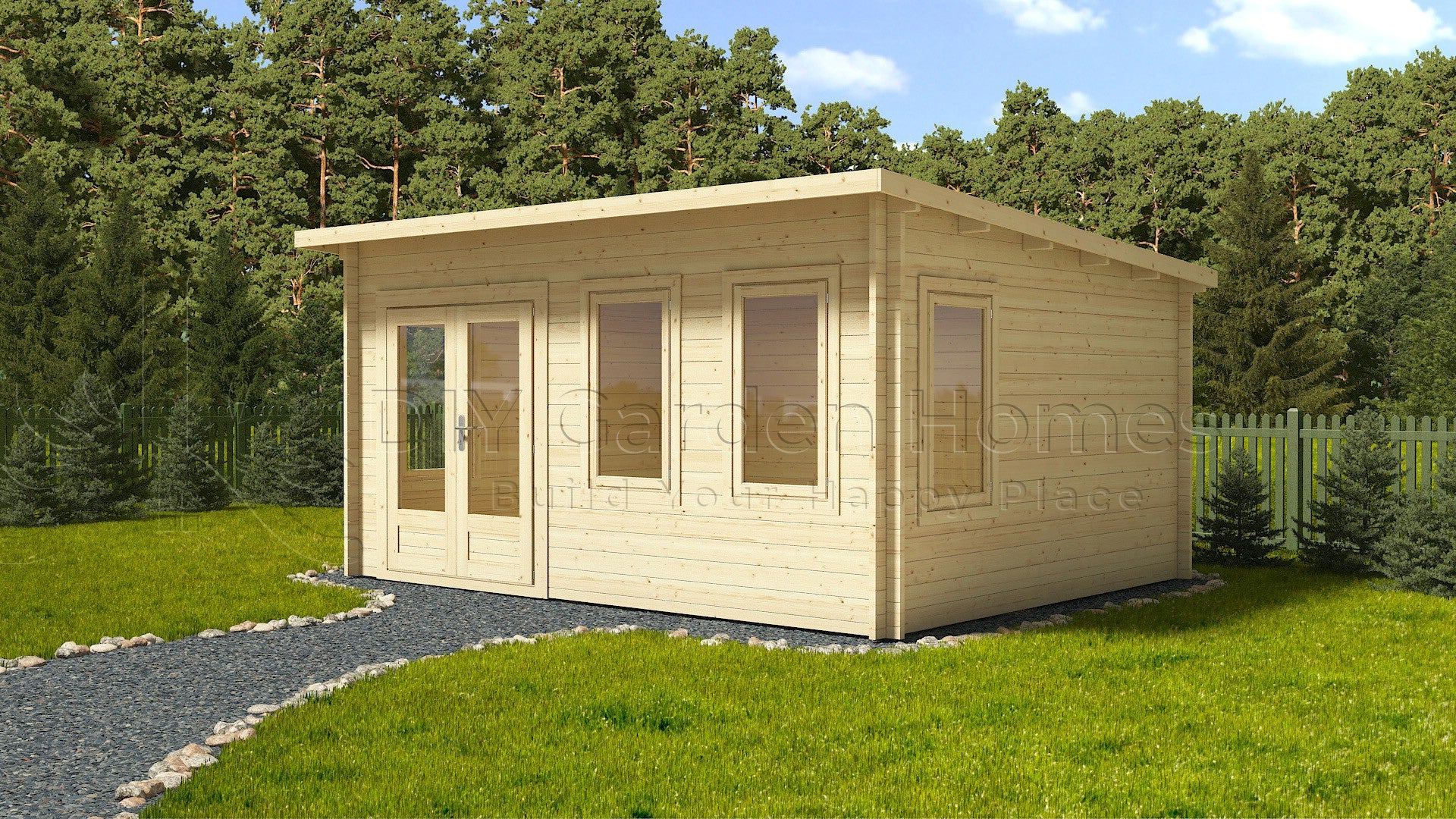 Eurovudas Atlant Log Cabin - 5m x 4m Eurovudas