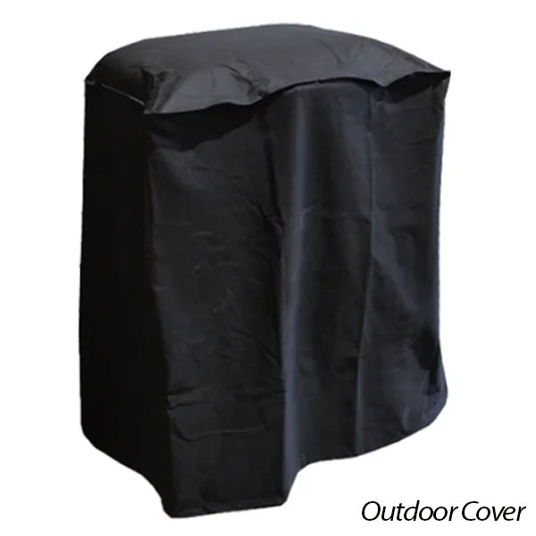 BBQube HeatQube Outdoor Wood Burning Heater With Wheels