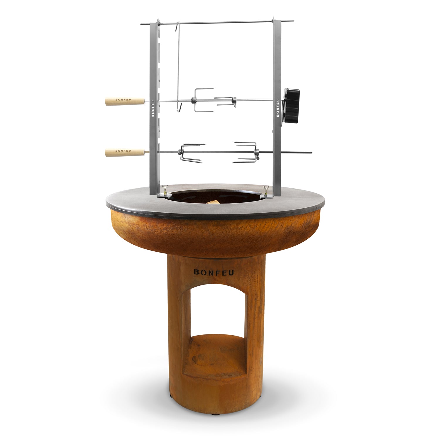 BonFeu BonBiza XL Plancha Grill (Open) - Corten Steel