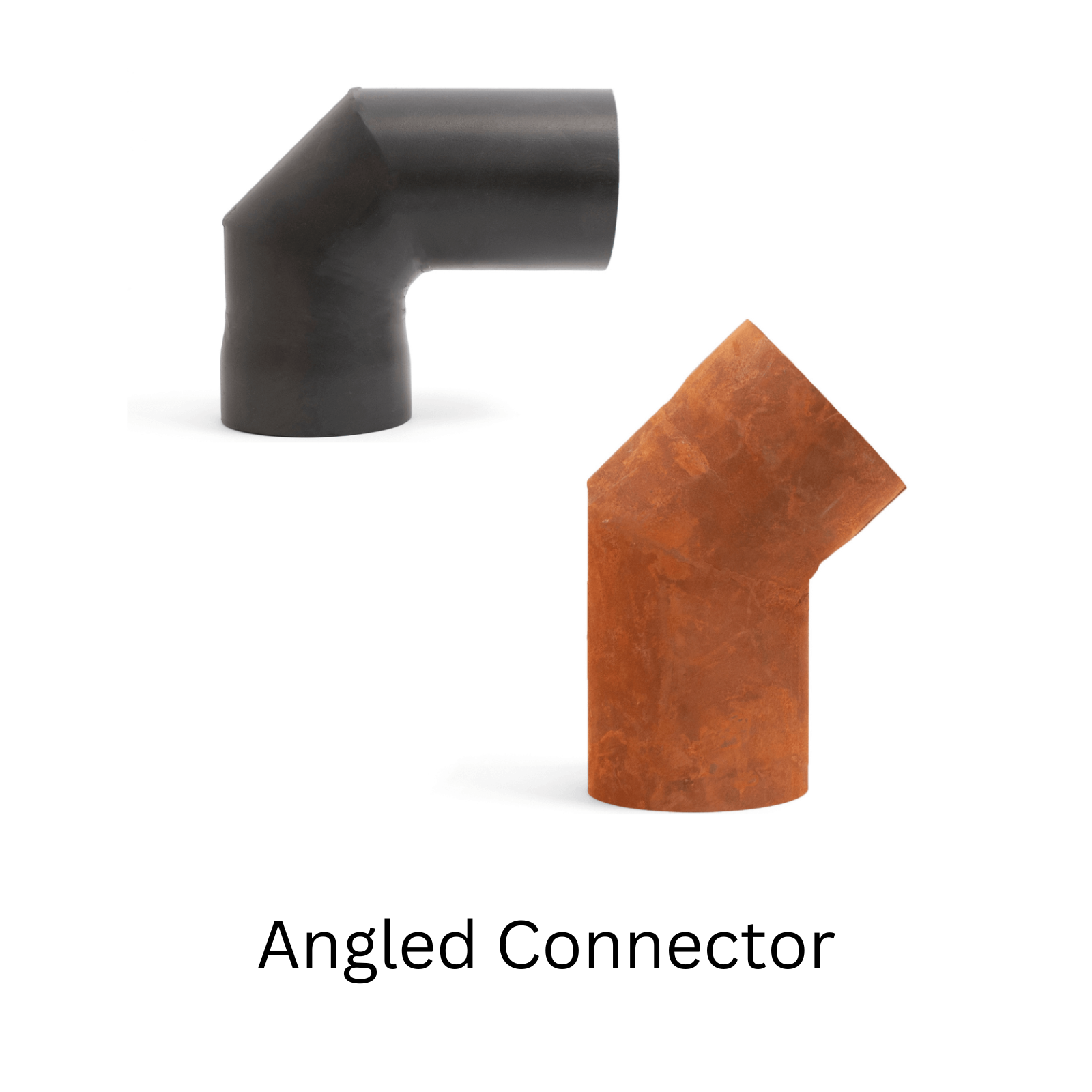 A connecting piece to go on top of the flue to direct smoke away from the user of the chiminea grill.