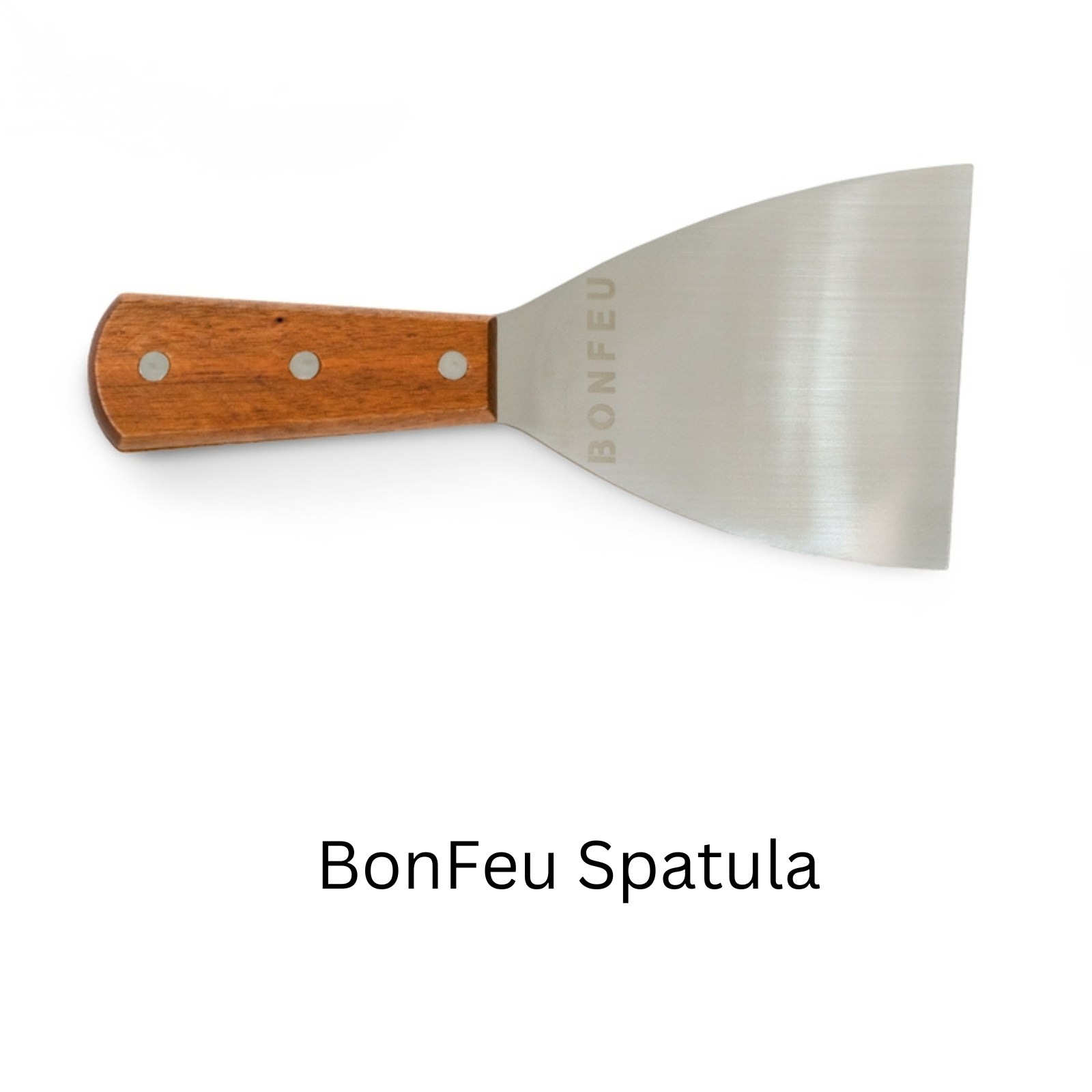 The BonFeu spatula used for outdoor cooking with the BonFeu Chiminea range.