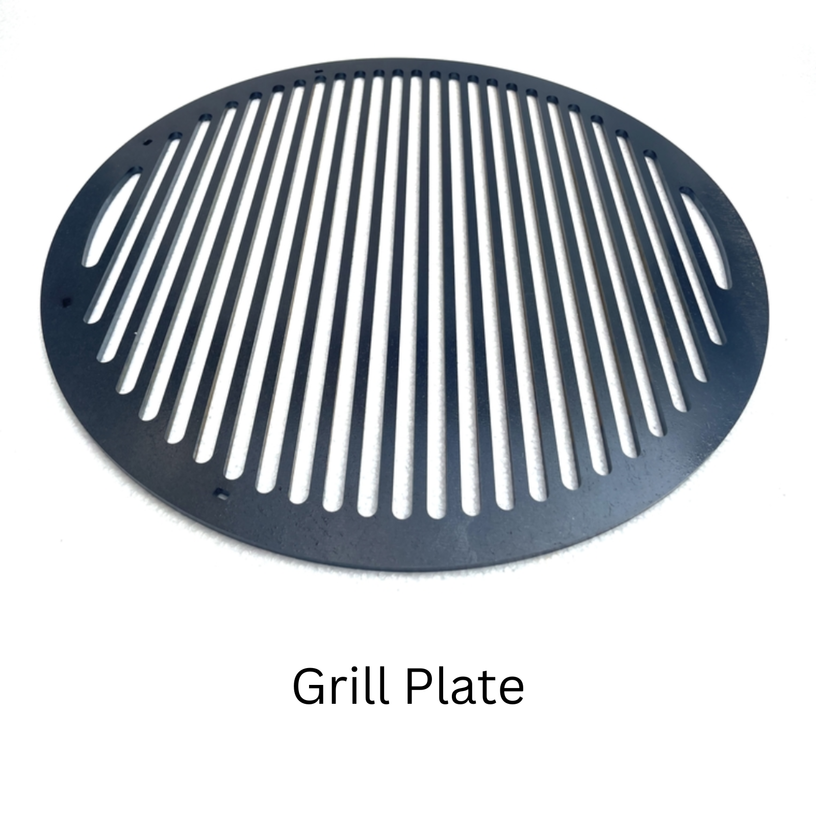 The grill plate that sits on a metal stand.