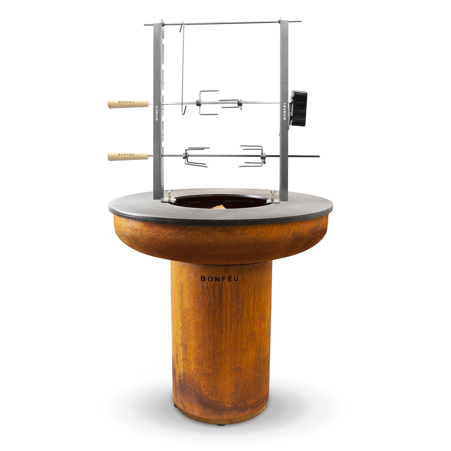 BonFeu BonBiza XL Plancha Grill (Closed) - Corten Steel