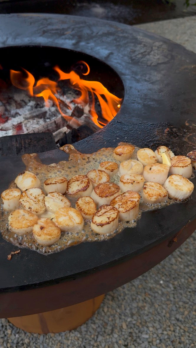 BonFeu BonBiza XL Plancha Grill (Closed) - Corten Steel