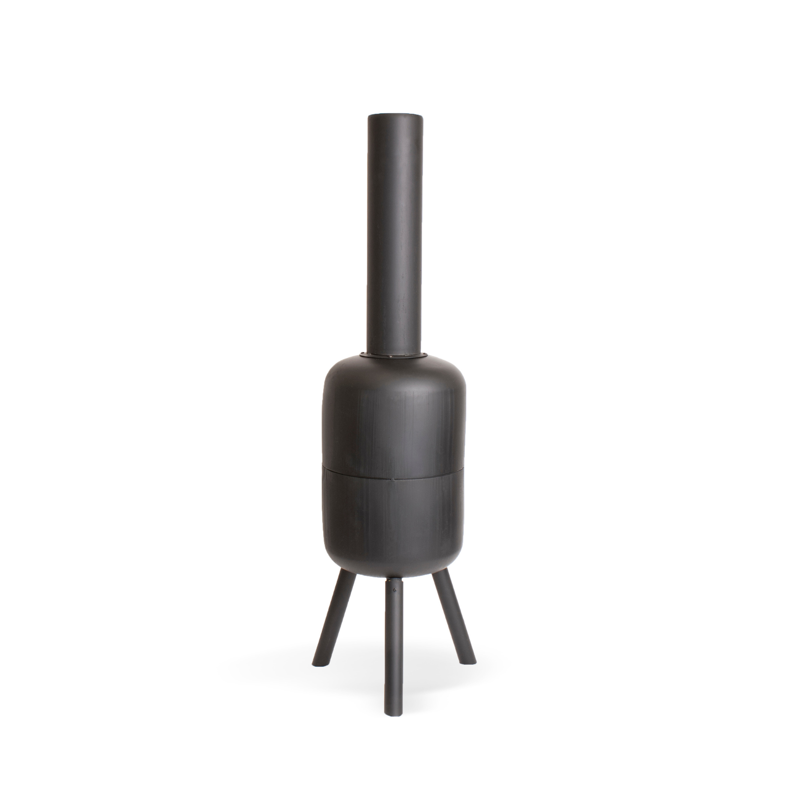 Bonfeu Bonbini Outdoor Chiminea Fireplace - Black