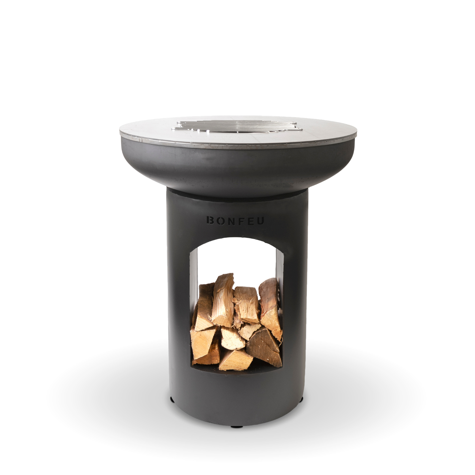 Bonfeu Bonbiza Open Outdoor Fire Bowl Grill - Black