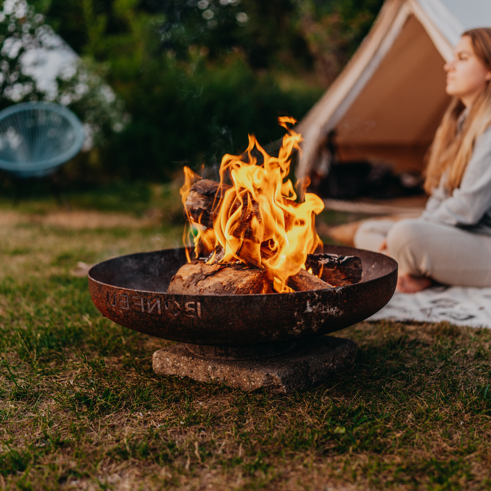 Bonfeu Bonbowl 80cm Outdoor Fire Bowl - Corten