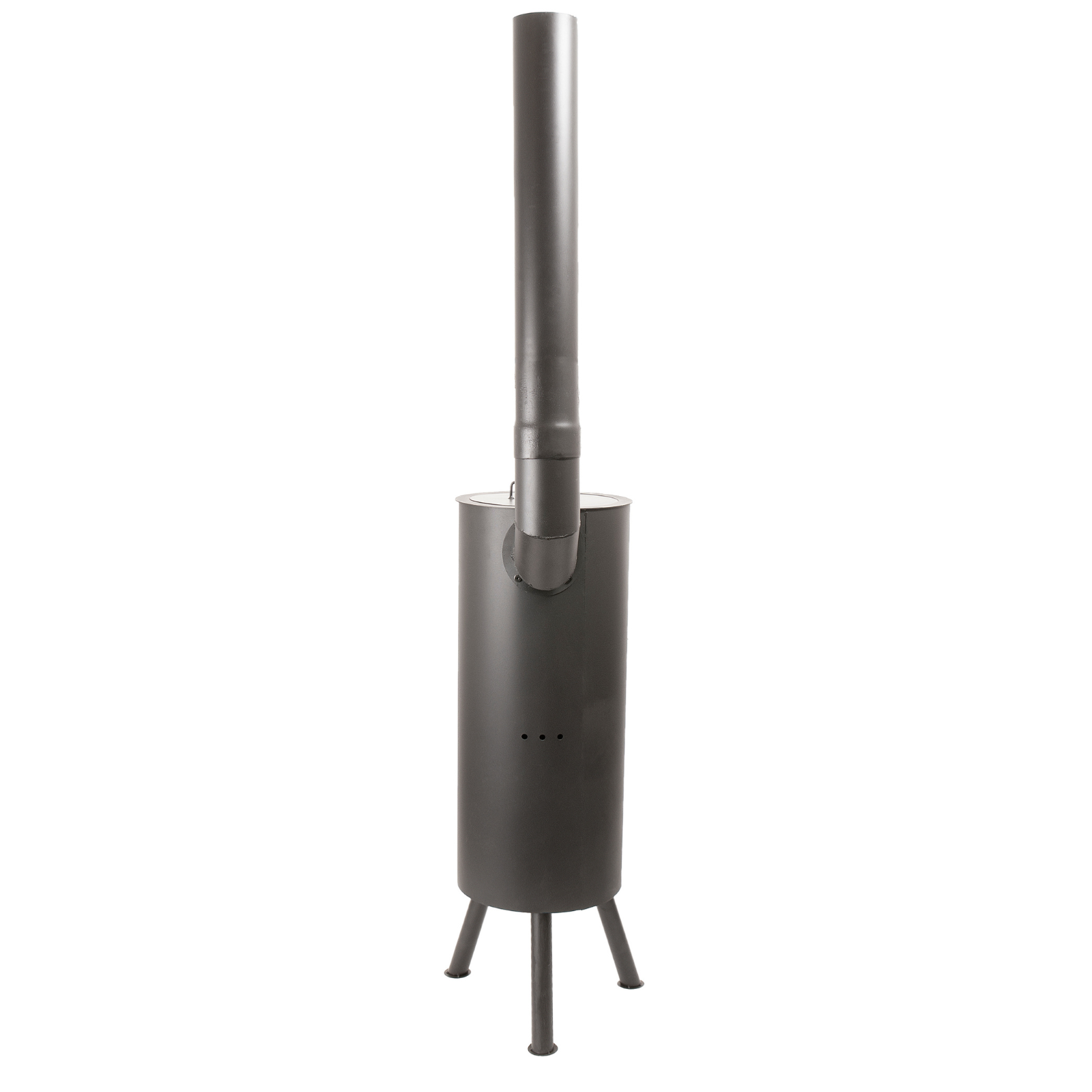 Bonfeu Bongiano LP Outdoor Chiminea Cooker - Black/Corten
