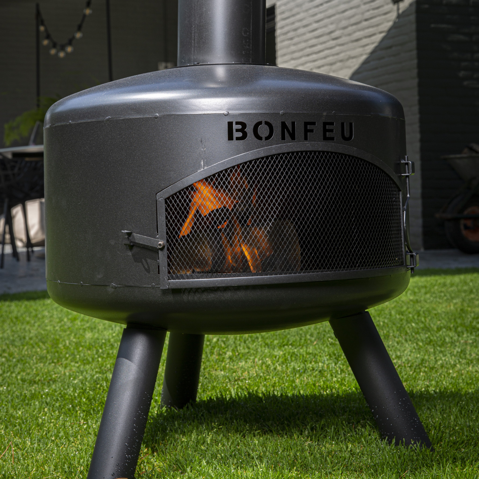 Bonfeu Bongiro Garden Fireplace - Black