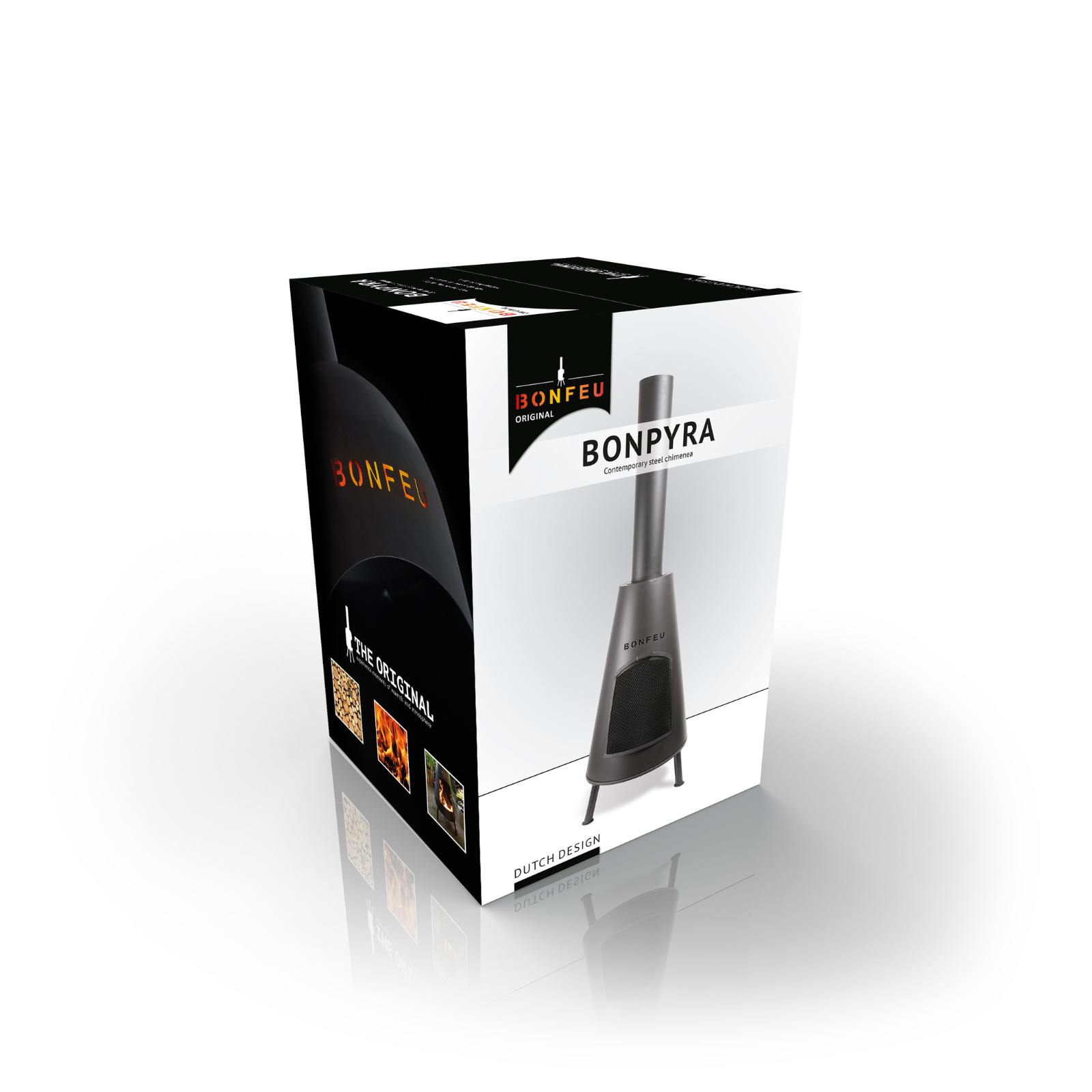 Bonfeu Bonpyra Garden Fireplace - Black