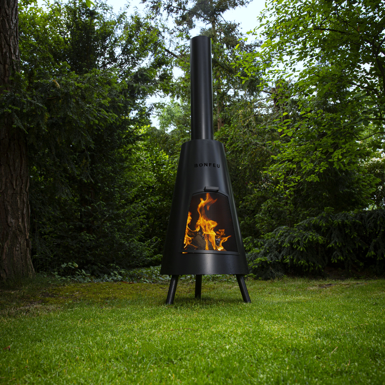 Bonfeu Bonpyra Garden Fireplace - Black