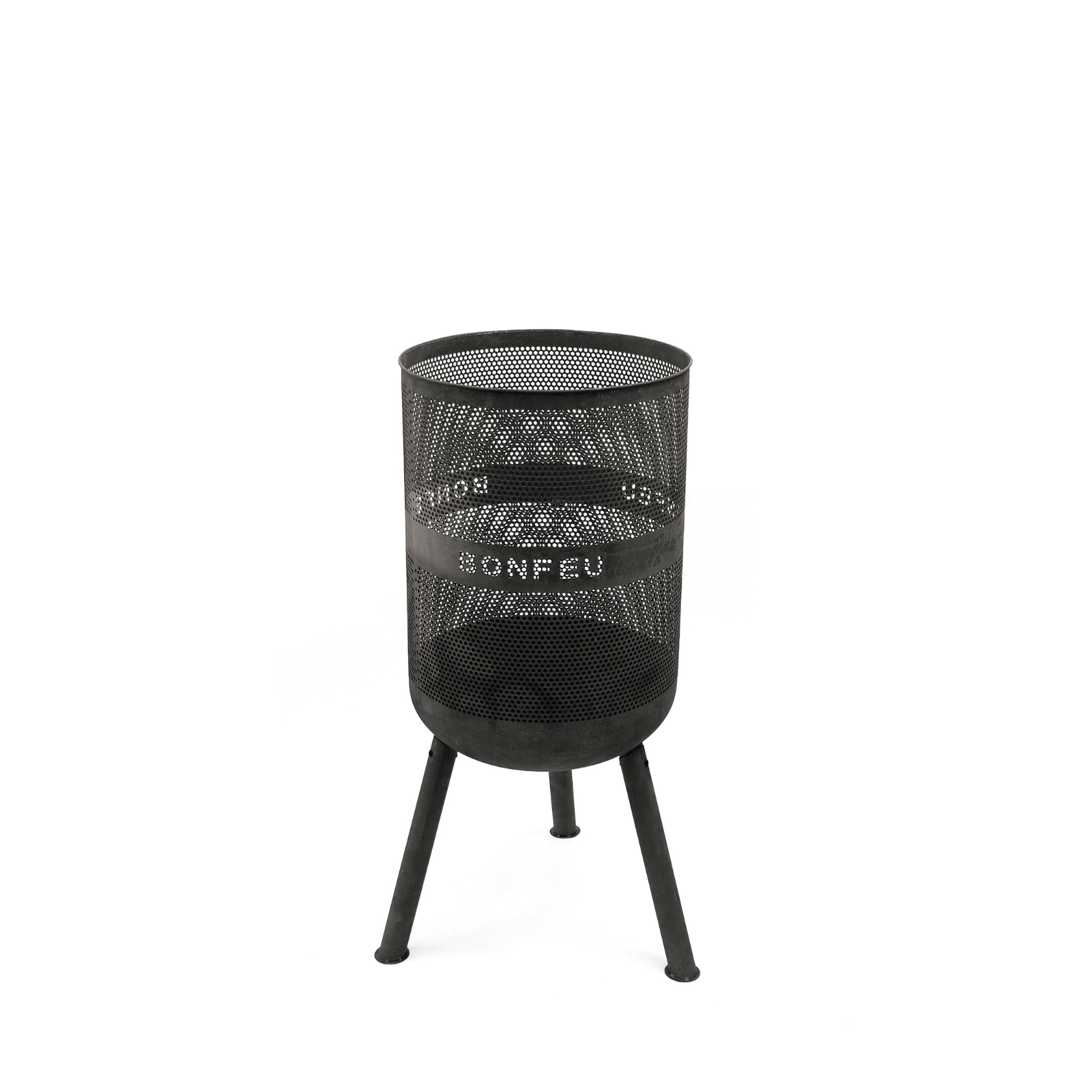 Bonfeu Bonves 45 Garden Fire Basket Grill - Black