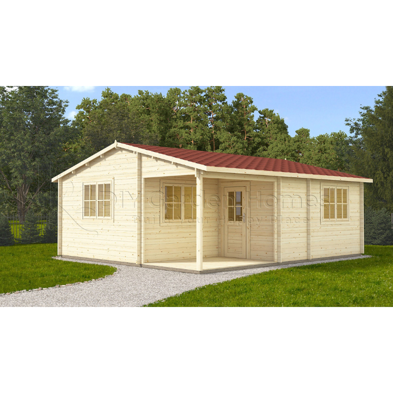 Eurovudas Bordo Log Cabin - 7m x 6m Eurovudas