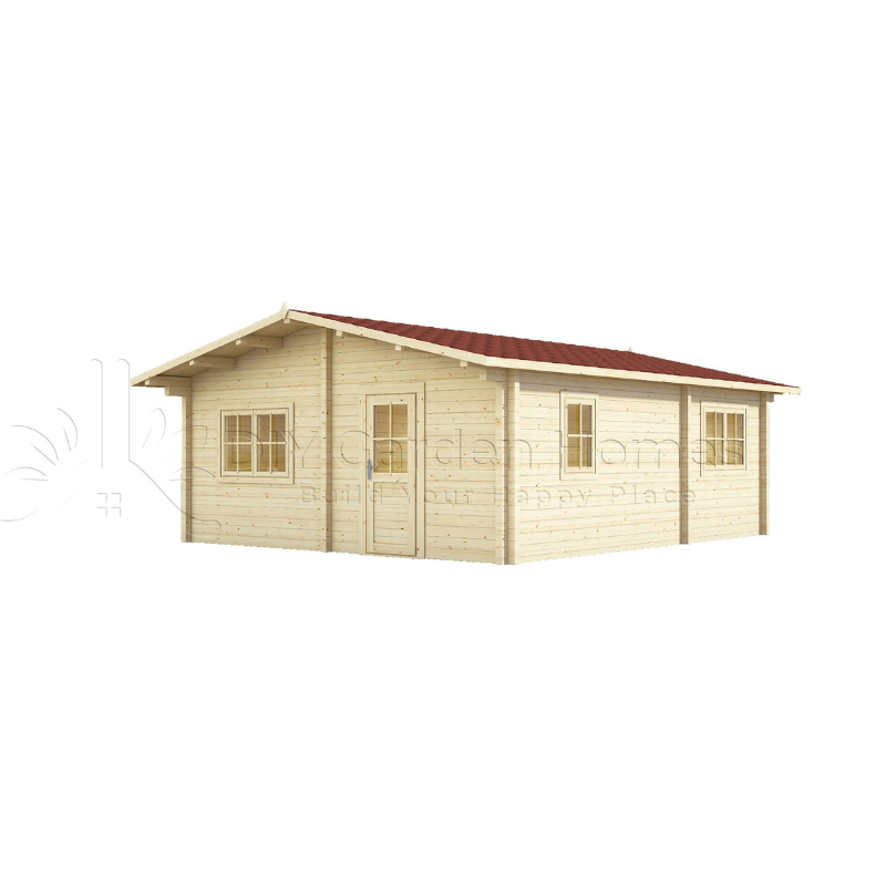 Eurovudas Bristol Log Cabin - 6m x 7m Eurovudas