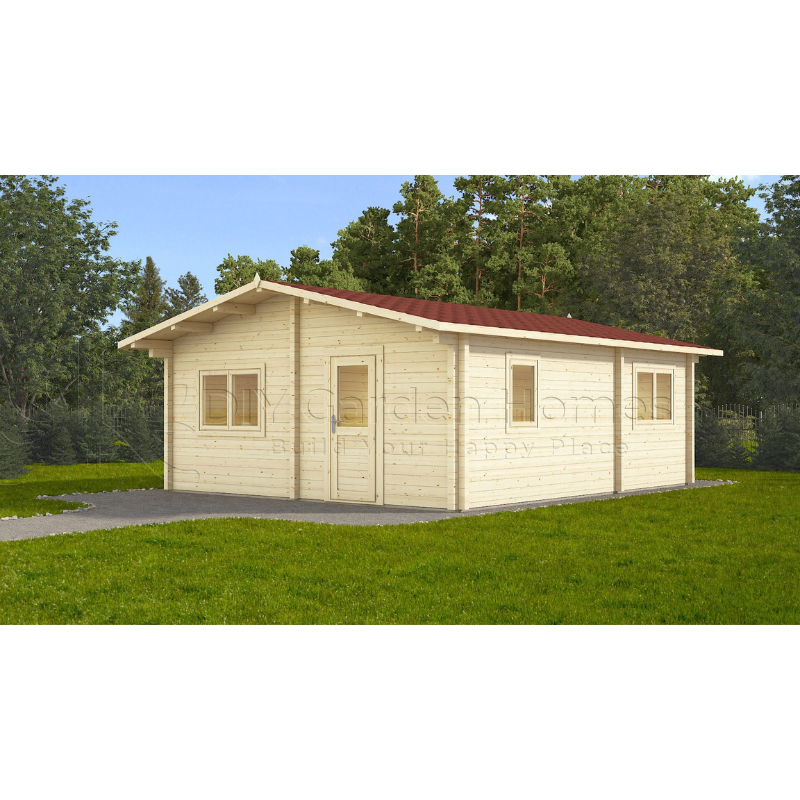 Eurovudas Bristol Log Cabin - 6m x 7m Eurovudas