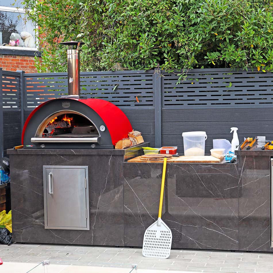 Clementi Pulcinella Wood Fired Pizza Oven (80 x 60) - Ultimate Bundle