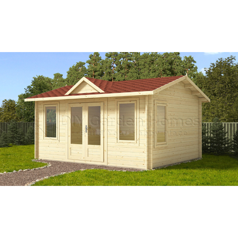 Eurovudas Clockhouse Log Cabin - 5m x 4m Eurovudas