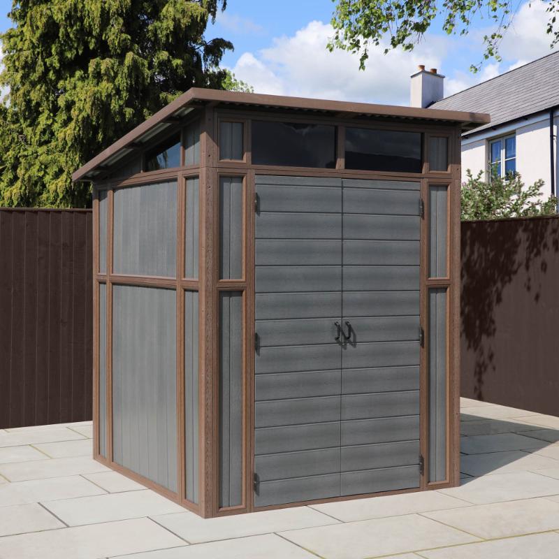 Mercia Premium Composite Pent Shed - 7ft x 7ft Mercia