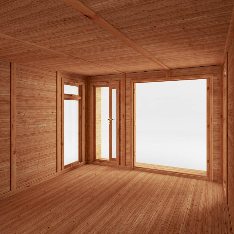 Sherwood Creswell Insulated Garden Room - 3m x 4m (72mm) Mercia