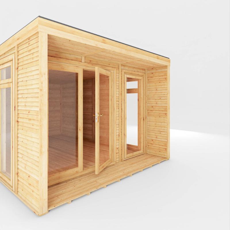 Sherwood Creswell Insulated Garden Room - 3m x 4m (72mm) Mercia