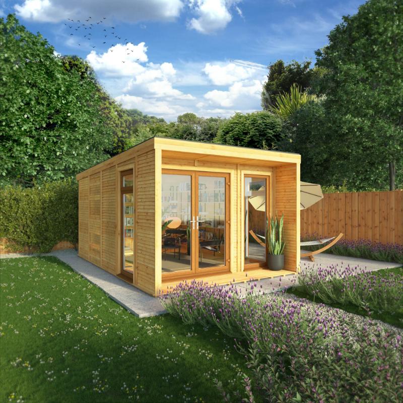 Sherwood Creswell Insulated Garden Room - 3m x 4m (72mm) Mercia