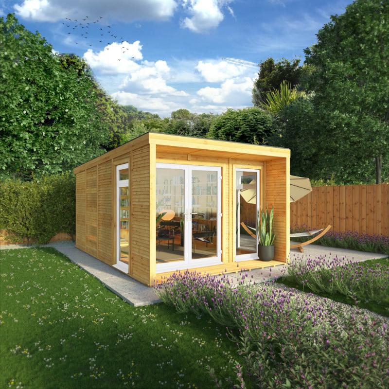 Sherwood Creswell Insulated Garden Room - 3m x 4m (72mm) Mercia