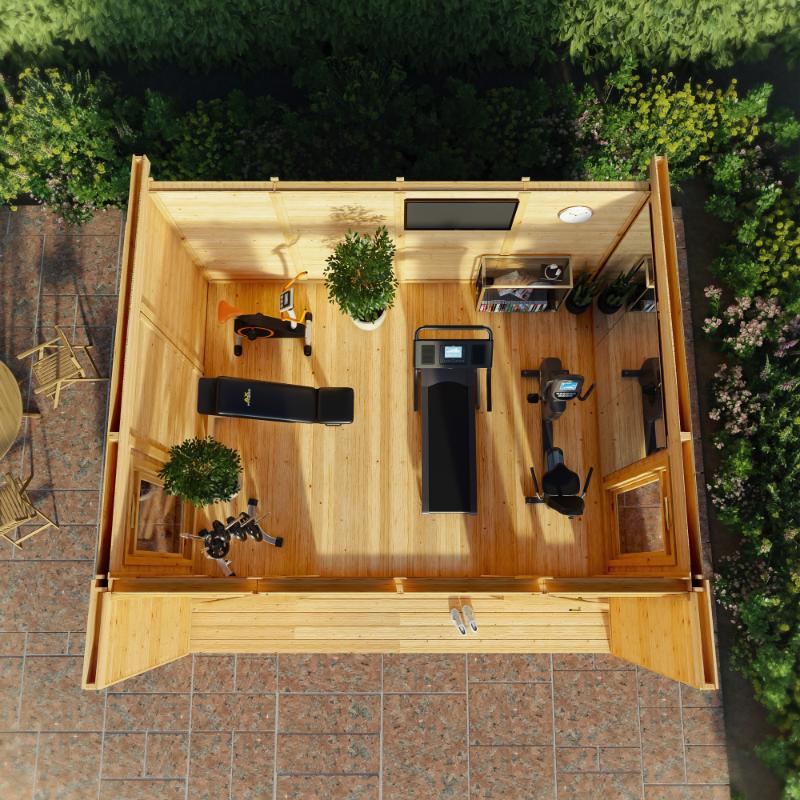 Sherwood Creswell Insulated Garden Room - 4m x 3m (72mm) Mercia