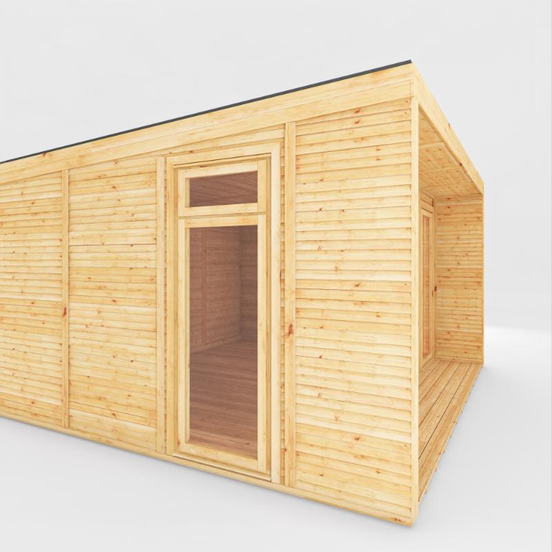 Sherwood Creswell Insulated Garden Room - 4m x 3m (72mm) Mercia