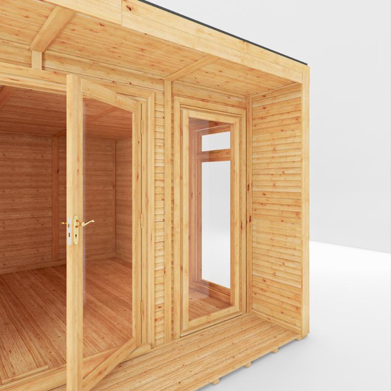 Sherwood Creswell Insulated Garden Room - 4m x 3m (72mm) Mercia