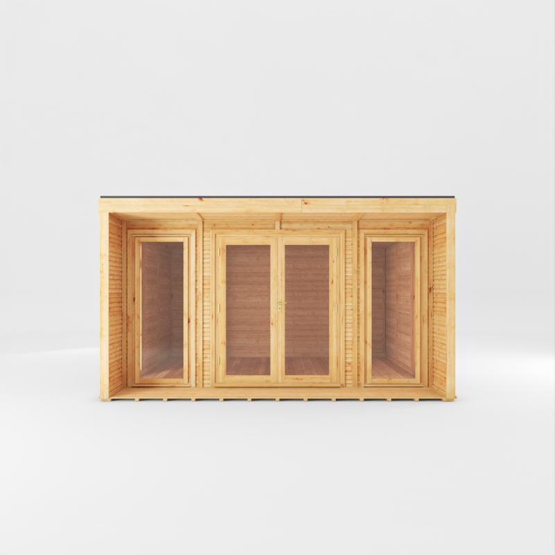 Sherwood Creswell Insulated Garden Room - 4m x 3m (72mm) Mercia