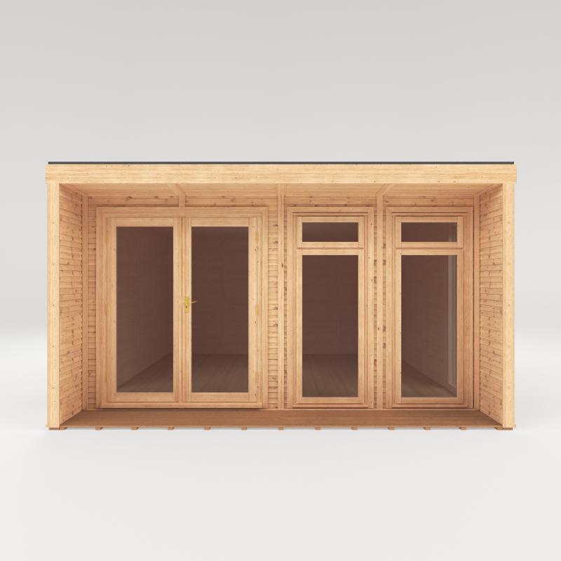 Sherwood Creswell Insulated Garden Room - 4m x 4m (72mm) Mercia