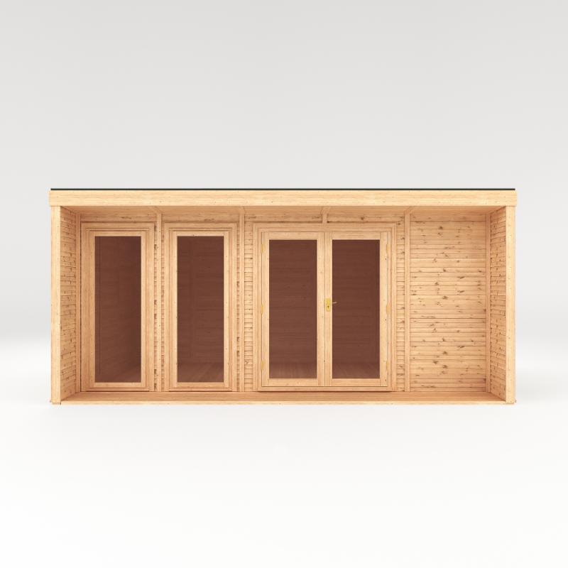 Sherwood Creswell Insulated Garden Room - 5m x 3m (72mm) Mercia