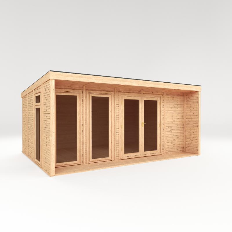 Sherwood Creswell Insulated Garden Room - 5m x 3m (72mm) Mercia