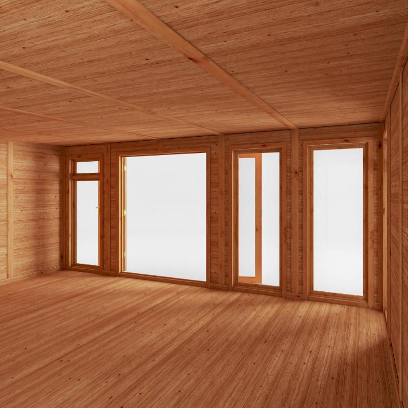 Sherwood Creswell Insulated Garden Room - 5m x 4m (72mm) Mercia