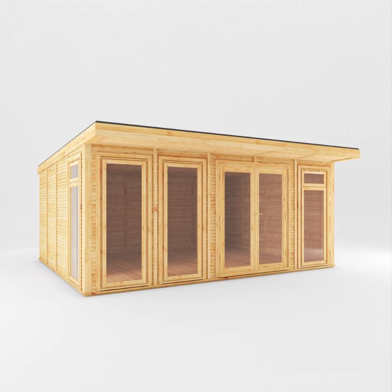 Sherwood Creswell Insulated Garden Room - 5m x 4m (72mm) Mercia