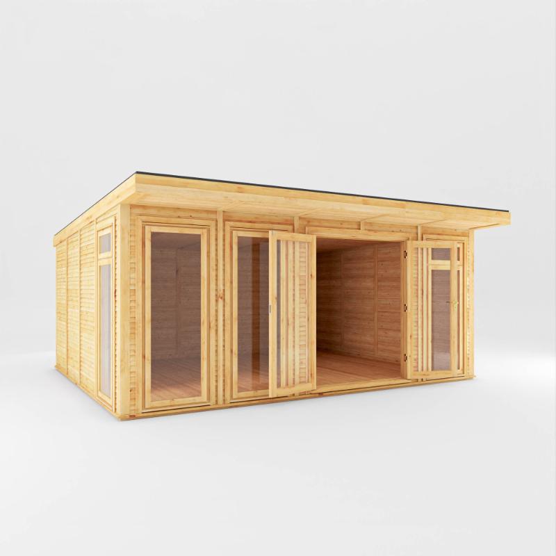 Sherwood Creswell Insulated Garden Room - 5m x 4m (72mm) Mercia