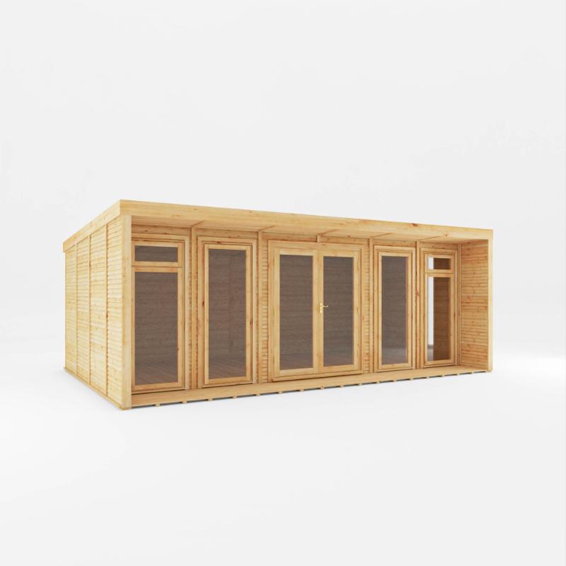 Sherwood Creswell Insulated Garden Room - 6m x 3m (72mm) Mercia