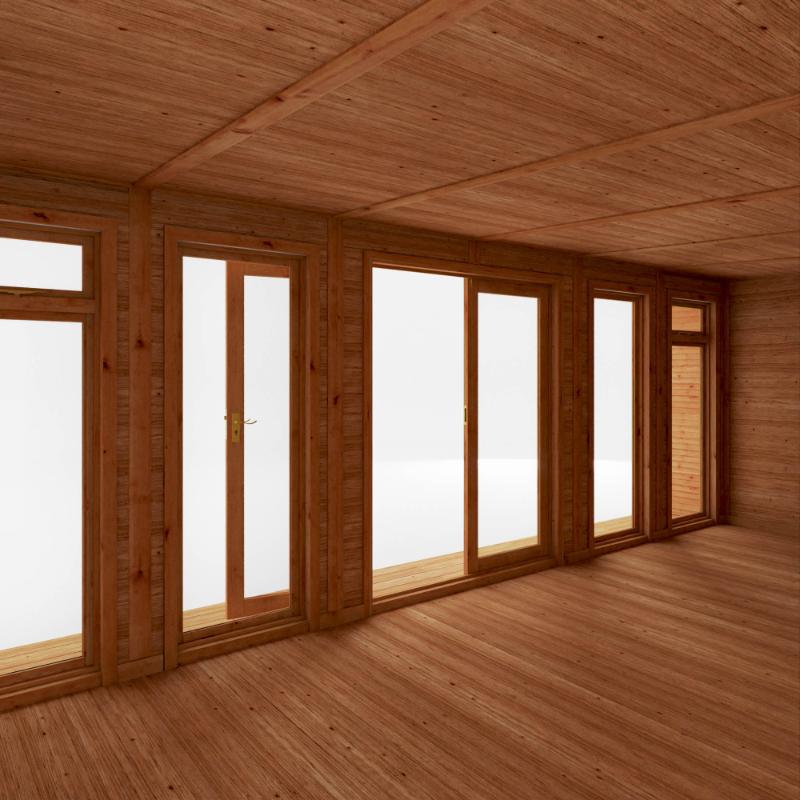 Sherwood Creswell Insulated Garden Room - 6m x 3m (72mm) Mercia