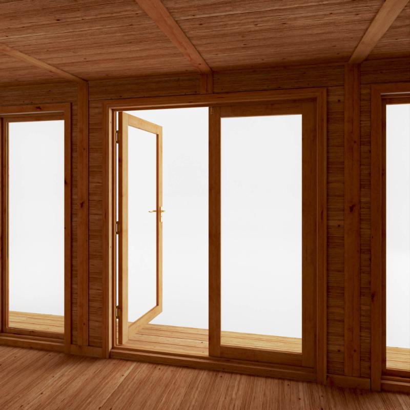 Sherwood Creswell Insulated Garden Room - 6m x 3m (72mm) Mercia