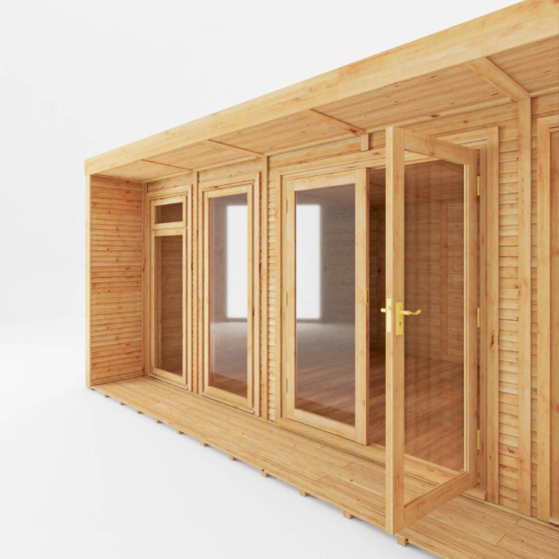 Sherwood Creswell Insulated Garden Room - 6m x 3m (72mm) Mercia