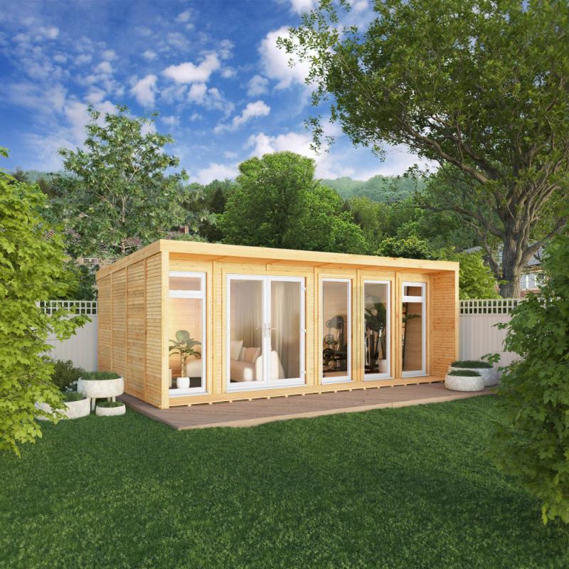 Sherwood Creswell Insulated Garden Room - 6m x 3m (72mm) Mercia