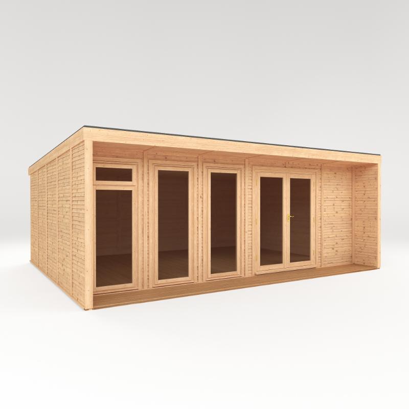 Sherwood Creswell Insulated Garden Room - 6m x 4m (72mm) Mercia