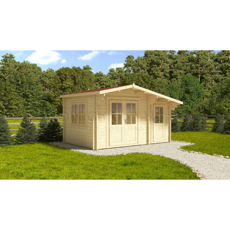 Eurovudas Derby Log Cabin - 4.5m x 3m Eurovudas