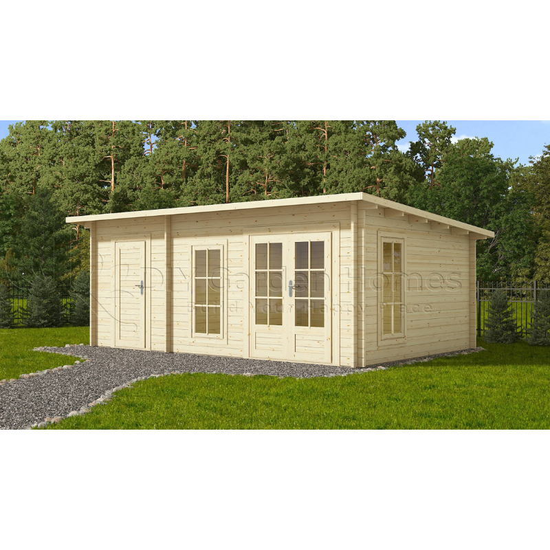 Eurovudas Dover Log Cabin - 6m x 4m Eurovudas