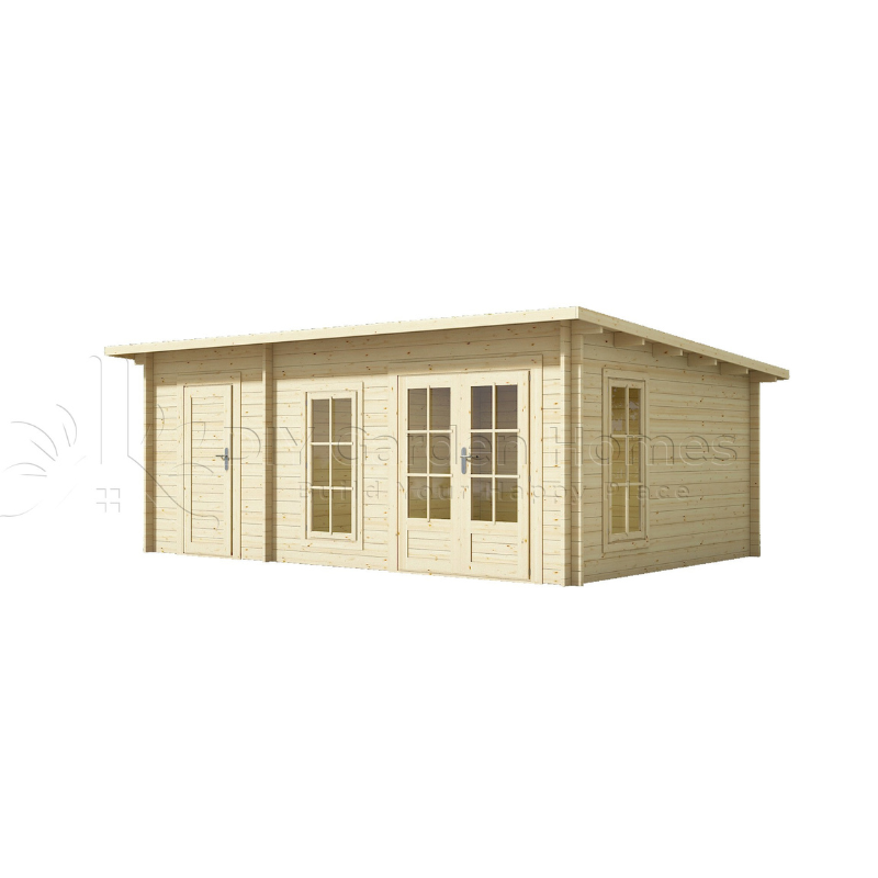 Eurovudas Dover Log Cabin - 6m x 4m Eurovudas