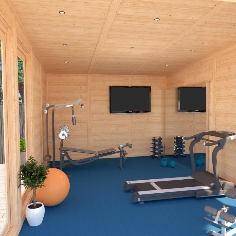 Sherwood Edwinstowe Insulated Garden Room - 3m x 4m (72mm) Mercia