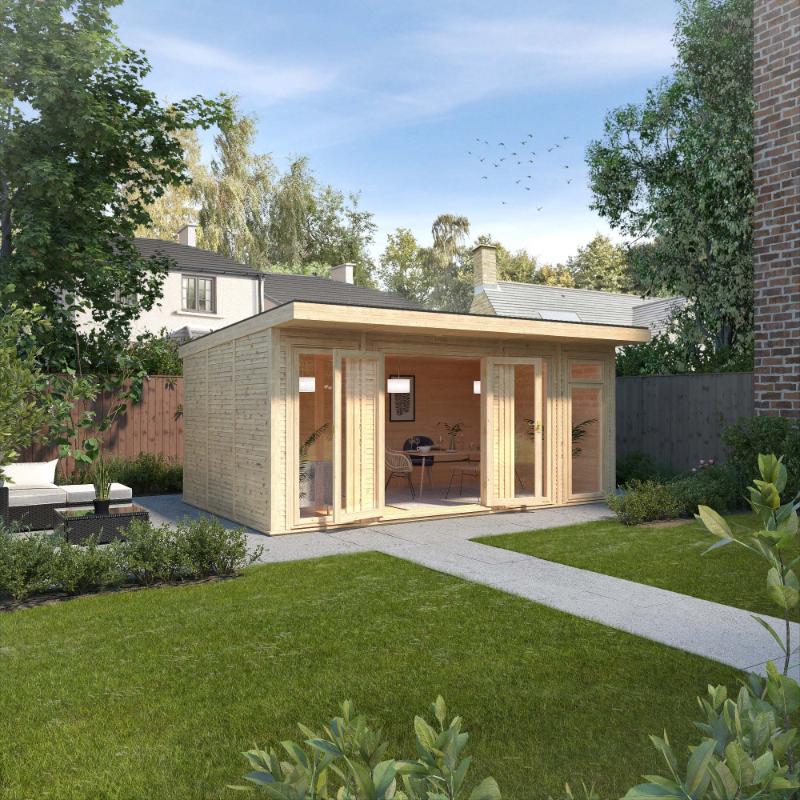 Sherwood Edwinstowe Insulated Garden Room - 5m x 3m (72mm) Mercia